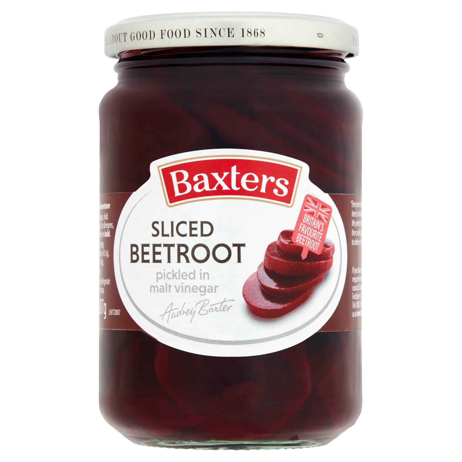 BAXTERS SLICED BEETROOT 340G - Image 1