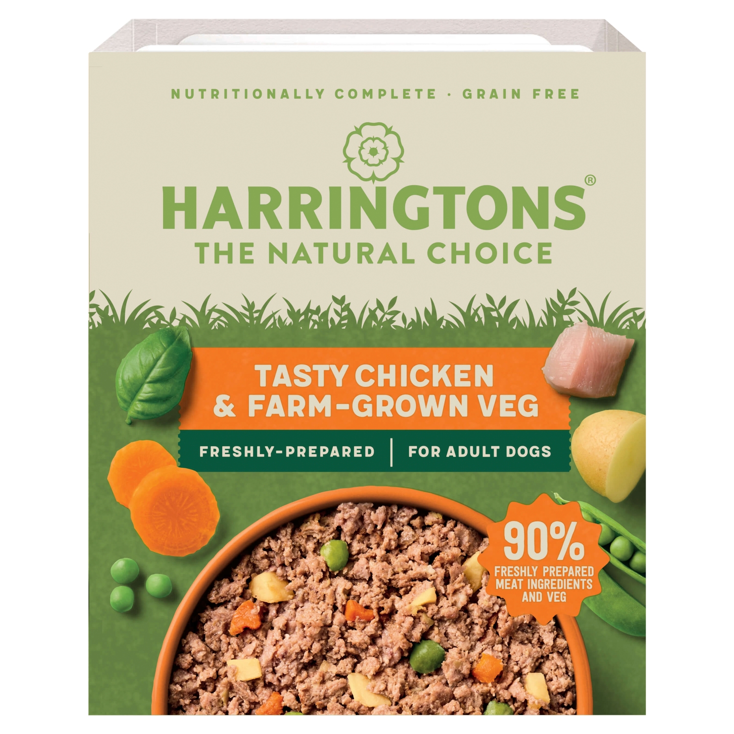HARRINGTONS PREMIUM WET DOG FOOD CHICKEN 400G - Image 1