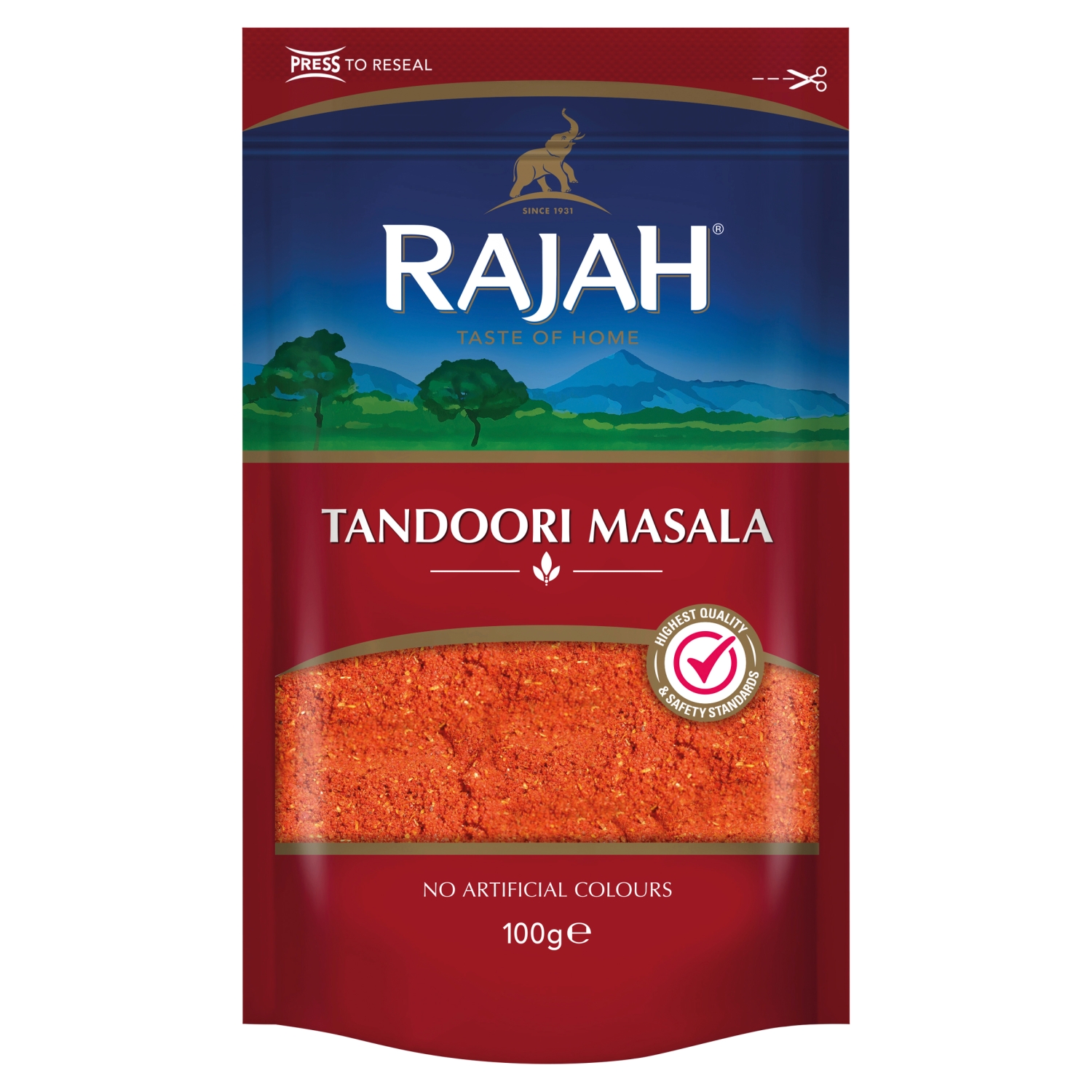 RAJAH TANDOORI MASALA 100G - Image 1
