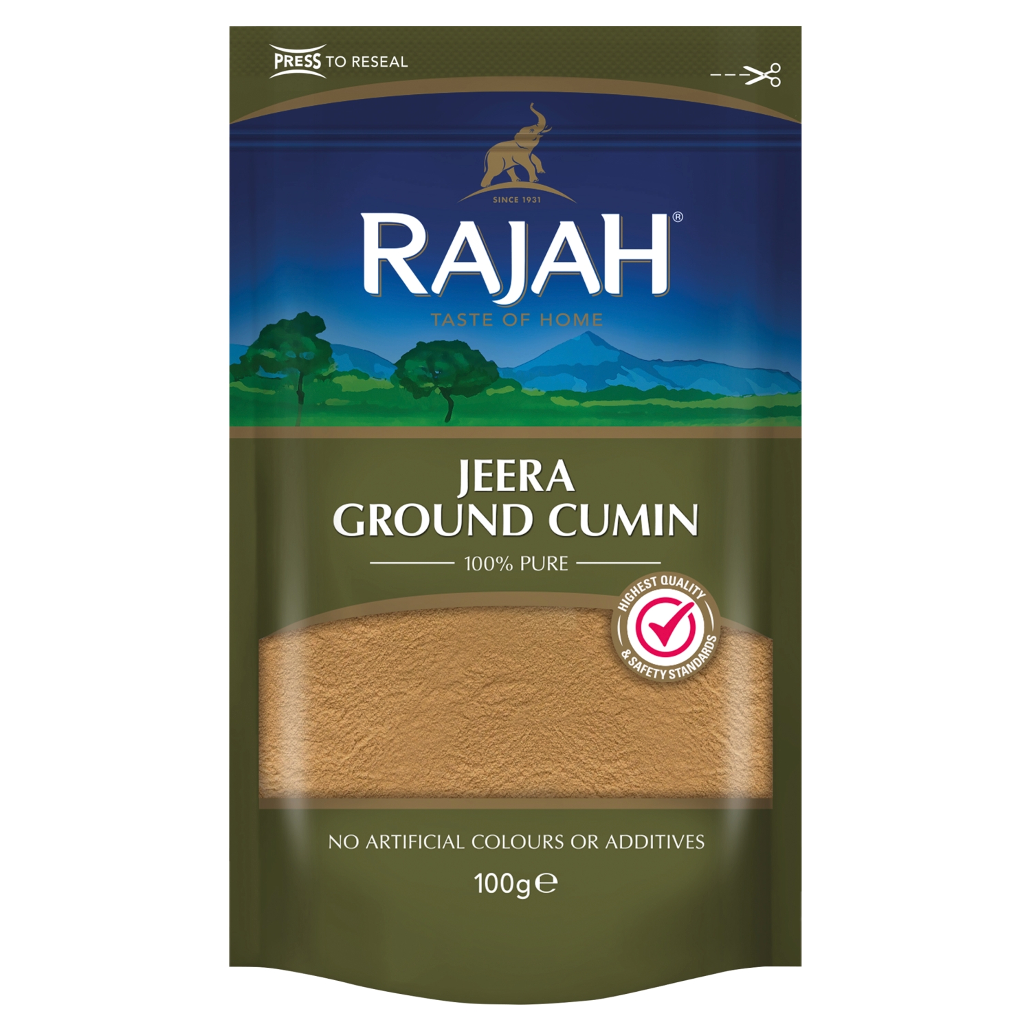 RAJAH GROUND JEERA(CUMIN)100G - Image 1