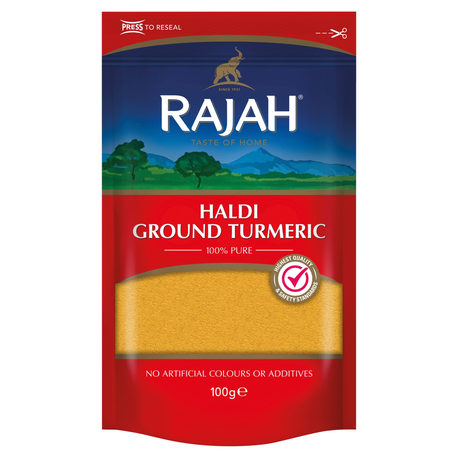 RAJAH HALDI TURMERIC100G - Image 1