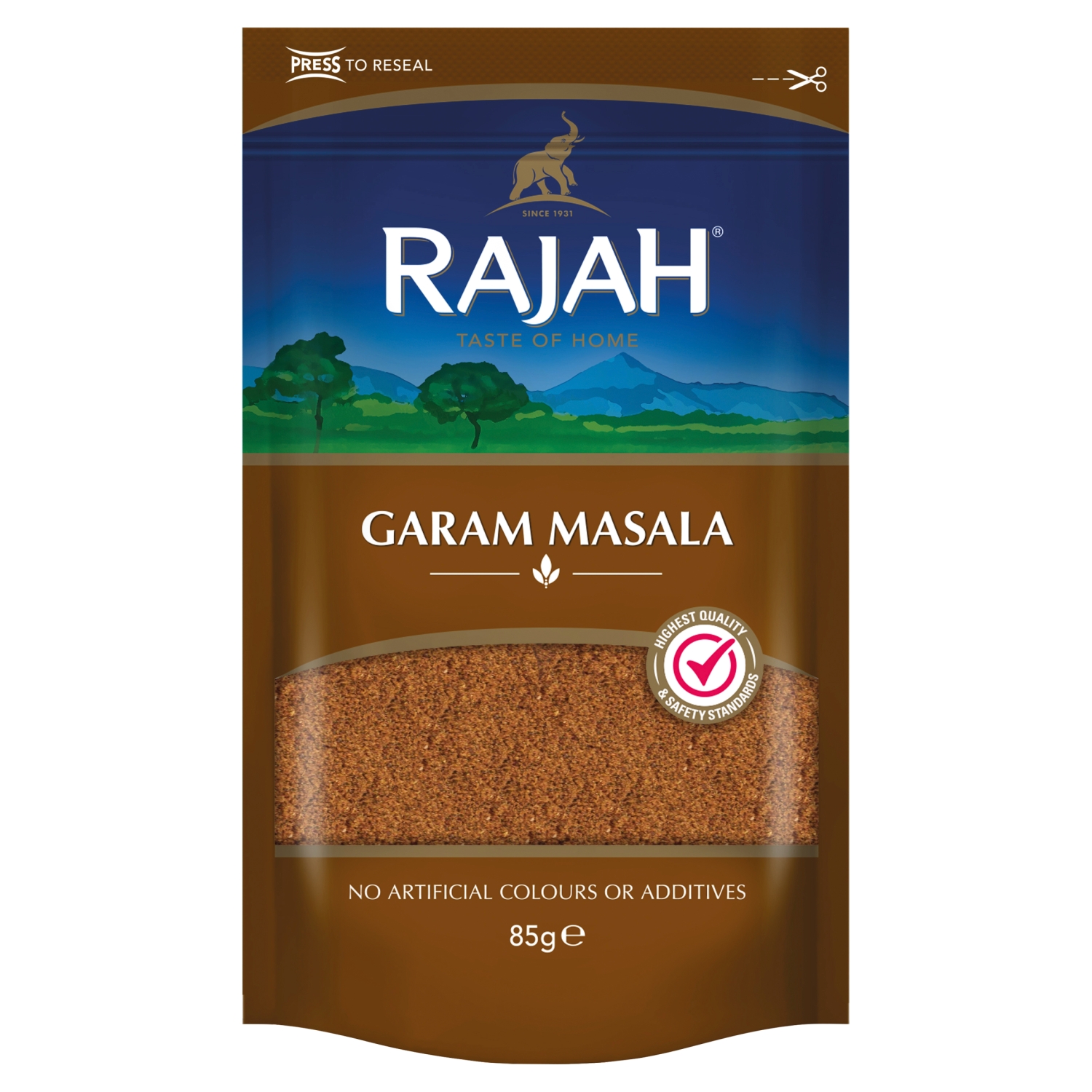 RAJAH GARAM MASALA 85G - Image 1