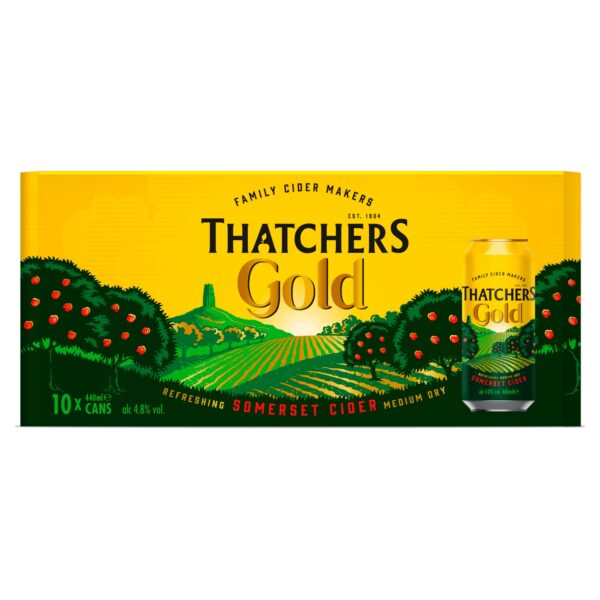 THATCHERS GOLD 4.8% 10X440ML