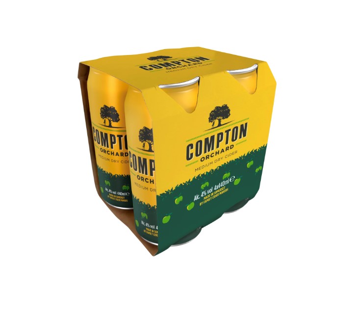 COMPTON ORCHARD CIDER 4X440ML - Image 1