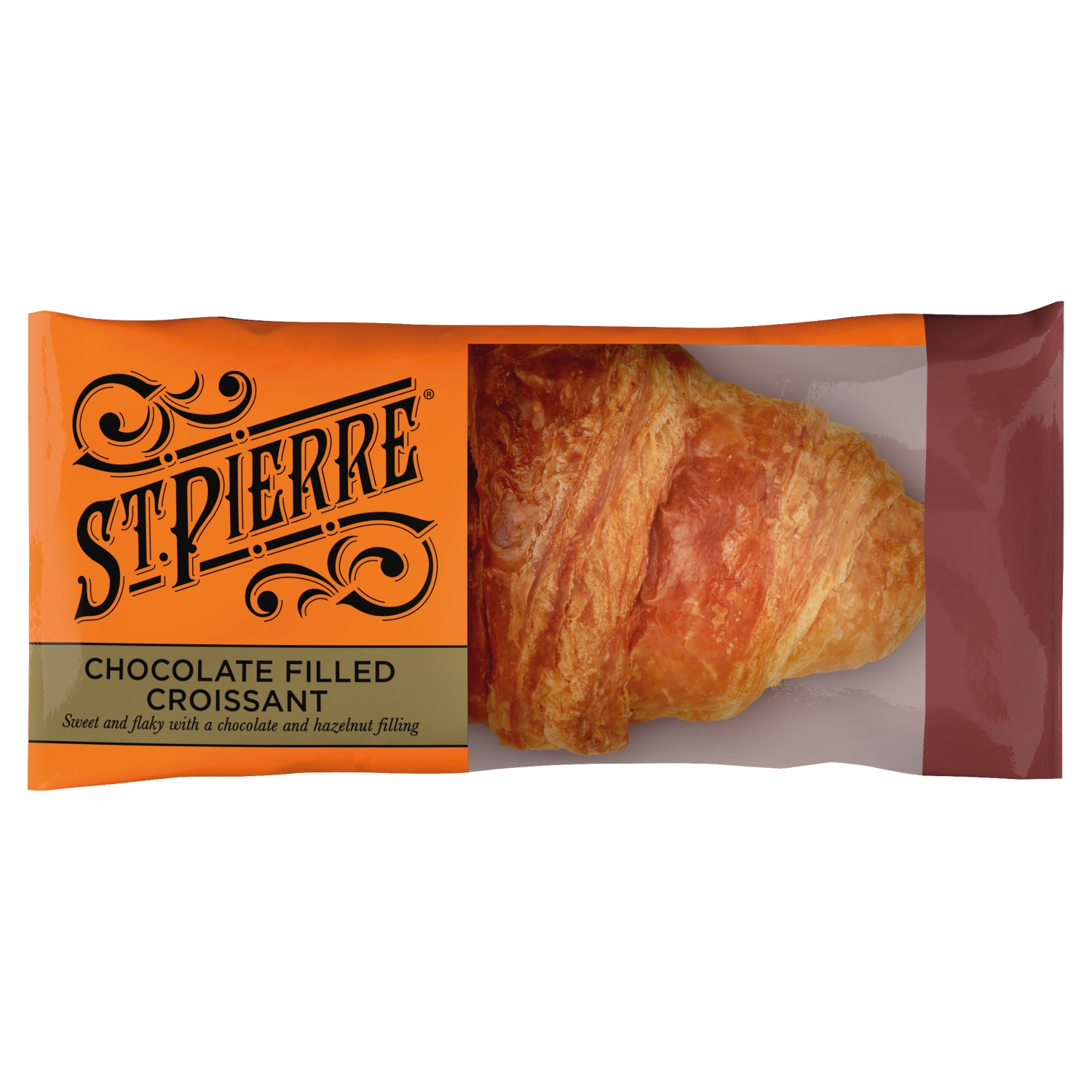 ST PIERRE CHOCOLATE FILLED CROISSANT 55G - Image 1