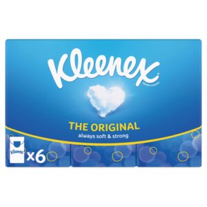 KLEENEX ORIGINAL POCKET PACK 9 SHEETS 6PK