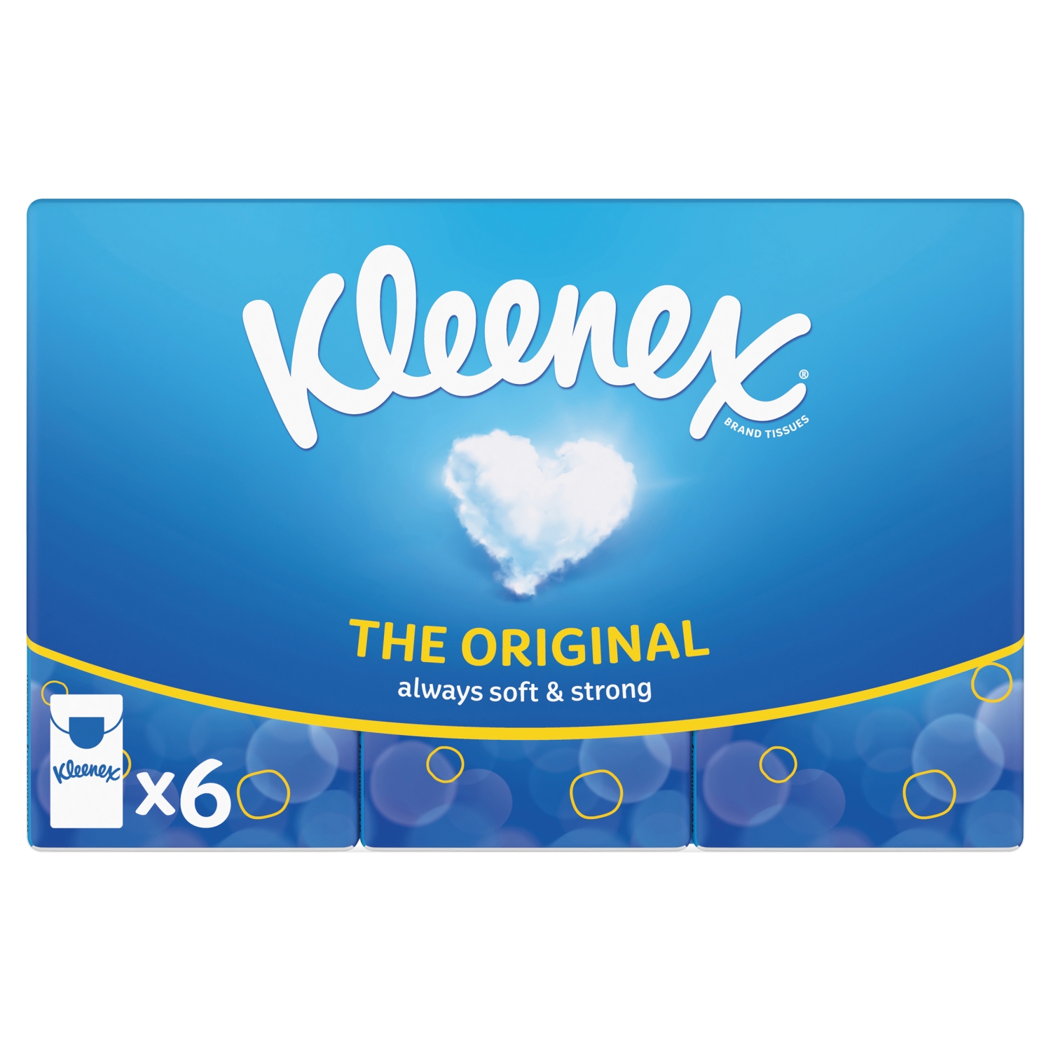 KLEENEX ORIGINAL POCKET PACK 9 SHEETS 6PK - Image 1