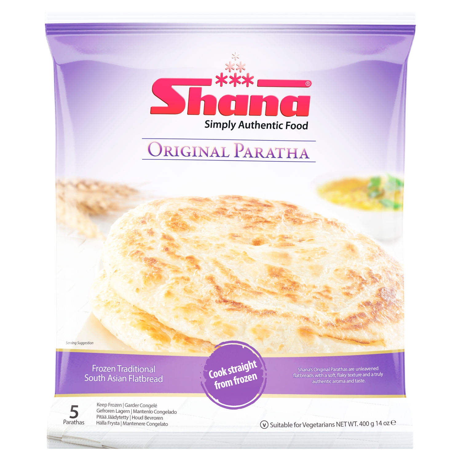 SHANA ORIGINAL PARATHA 400G - Image 1