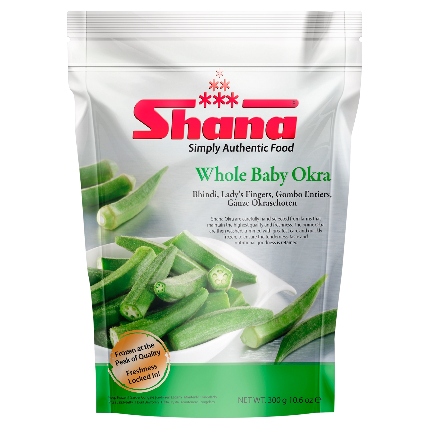 SHANA OKRA WHOLE 300G - Image 1