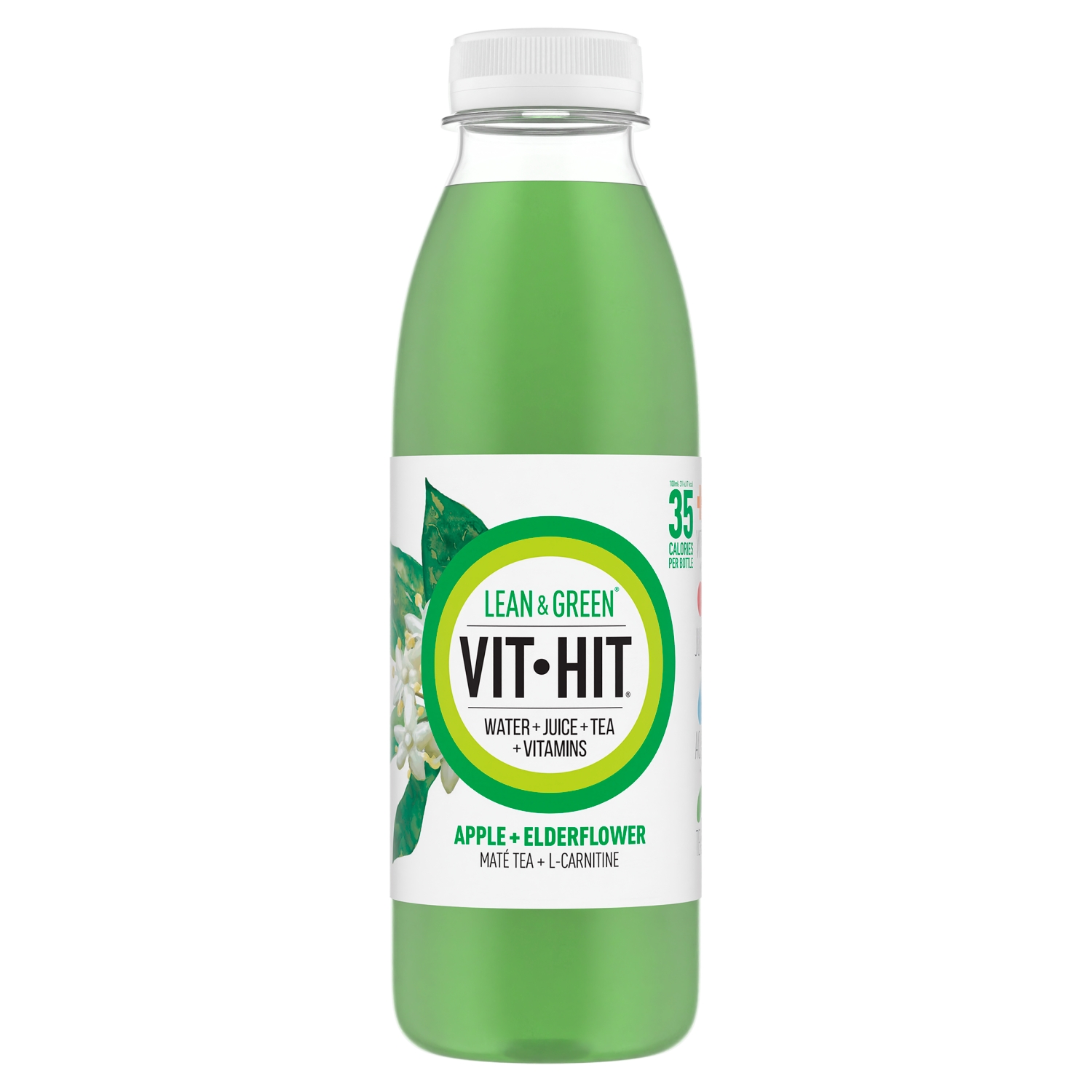 VITHIT LEAN & GREEN APPLE + ELDERFLOWER 500ML - Image 1