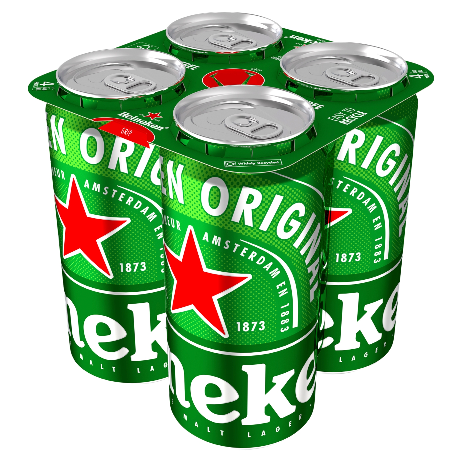 HEINEKEN 4X440ML (ABV 5%) - Image 1