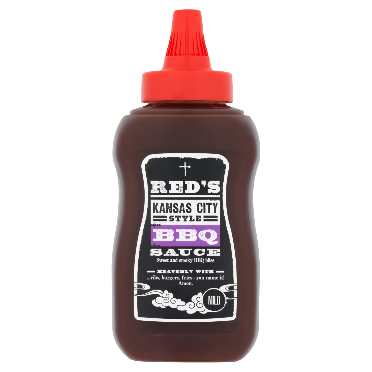 REDS KANSAS CITY BBQ SAUCE MILD 320G - Image 1