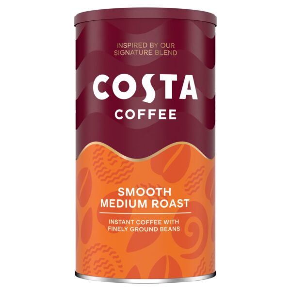 COSTA INSTANT SMOOTH MEDIUM ROAST COFFEE 100G