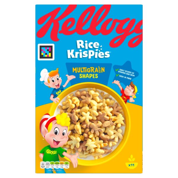 KELLOGGS RICE KRISPIES MULTI-GRAIN SHAPES 350G