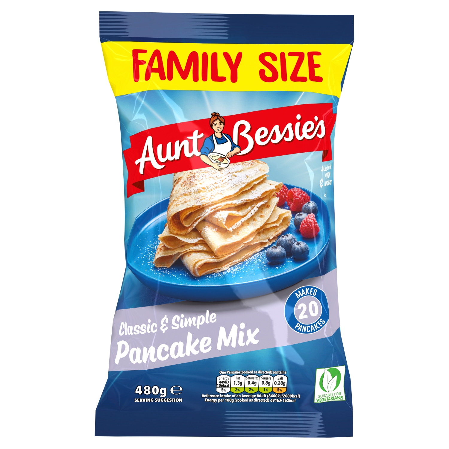AUNT BESSIES PANCAKE MIX 480G - Image 1