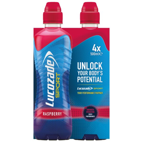LUCOZADE SPORT RASP 4X500