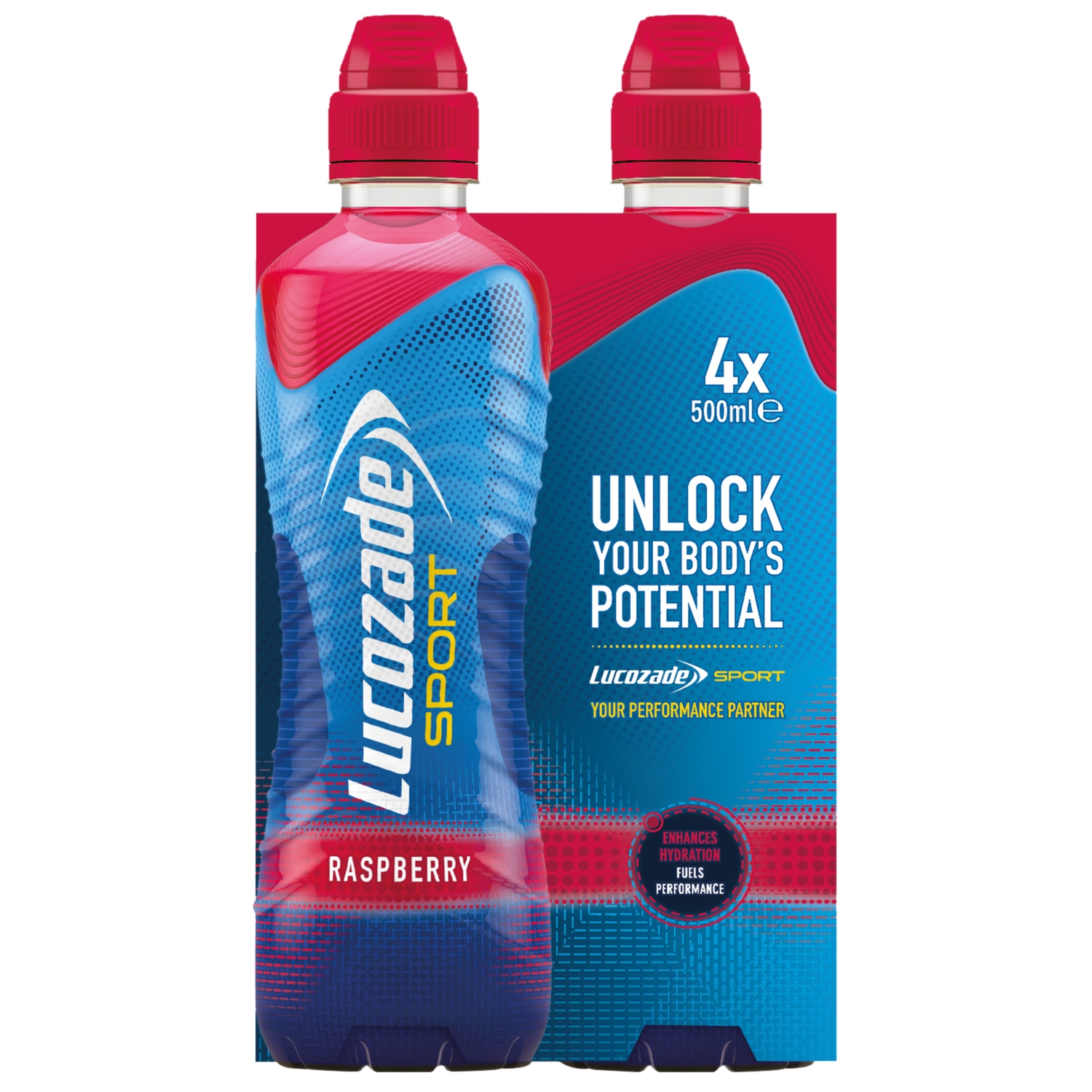LUCOZADE SPORT RASP 4X500 - Image 1