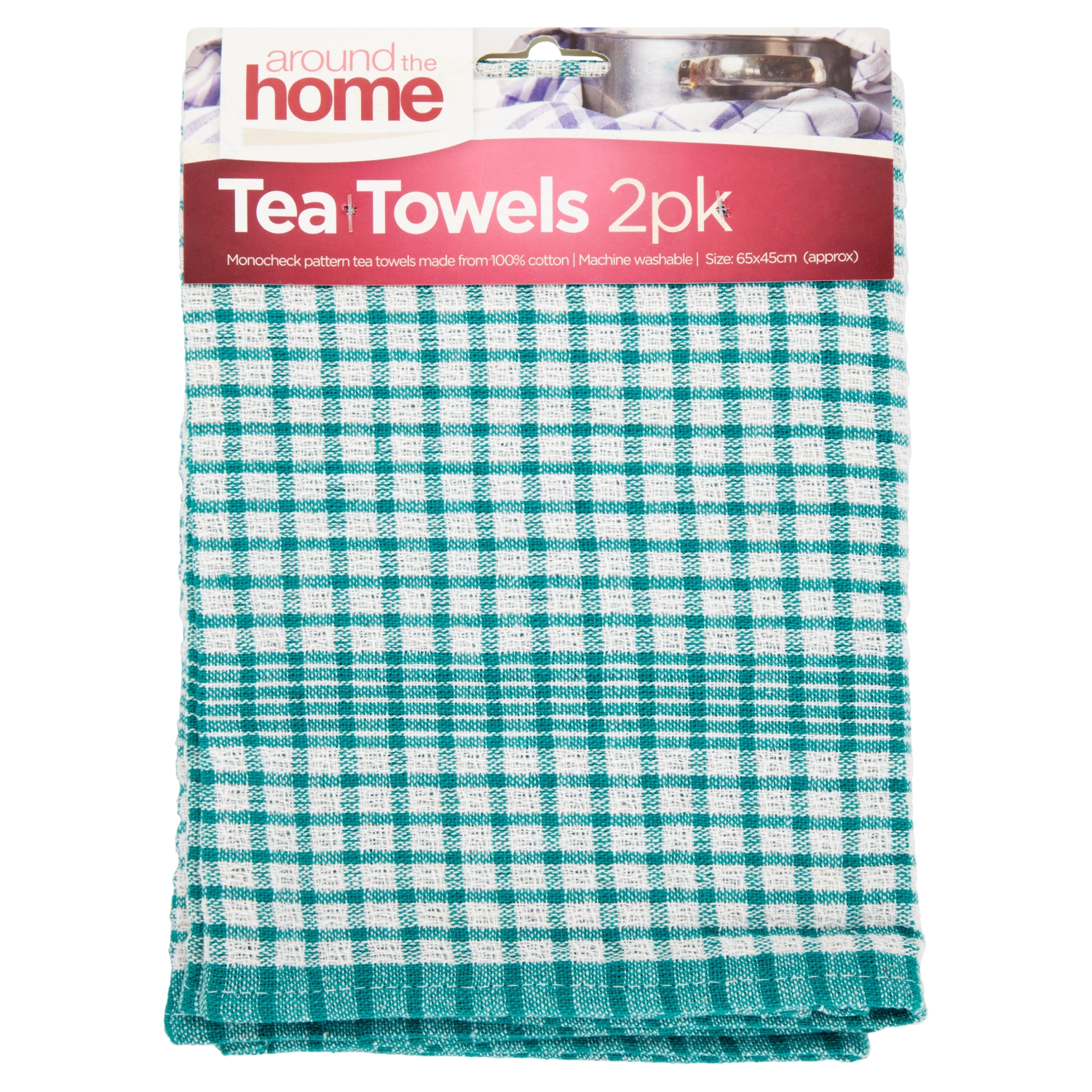 HOME ADDITIONS TEA TOWELS 2 PACK - Image 1