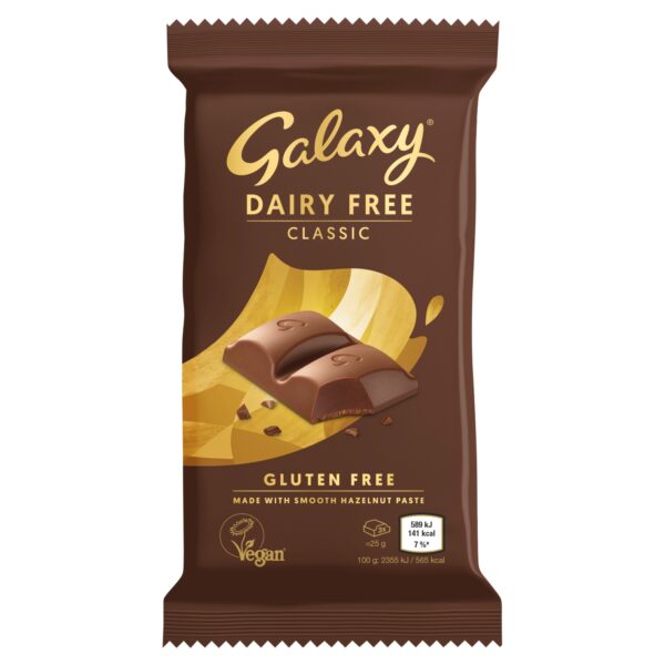 GALAXY CLASSIC VEGAN CHOCOLATE DAIRY FREE 100G