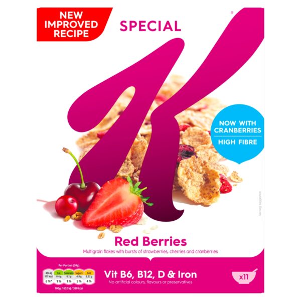KELLOGGS SPECIAL K RED BERRIES 330G