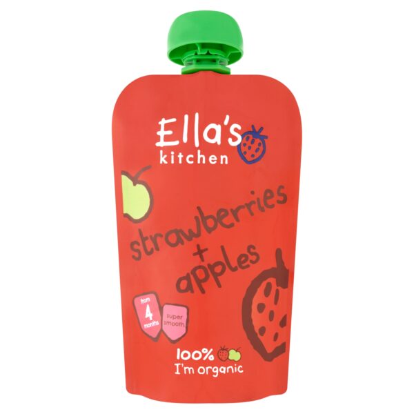 ELLAS KTCHN STRAWBERRY & APPLE 120G