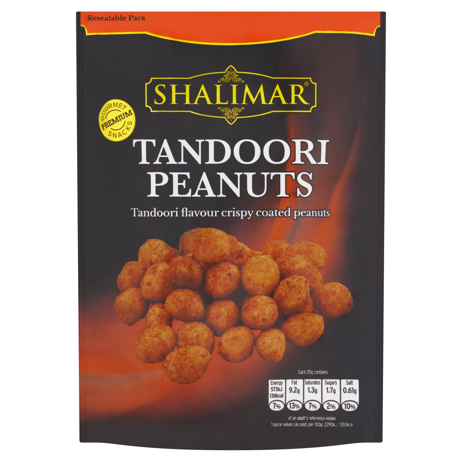 SHALIMAR TANDOORI PEANUTS 150G - Image 1