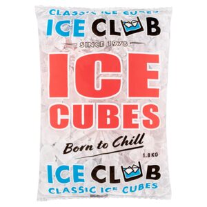 ICE CLUB CLASSIC ICE CUBES 1.8KG