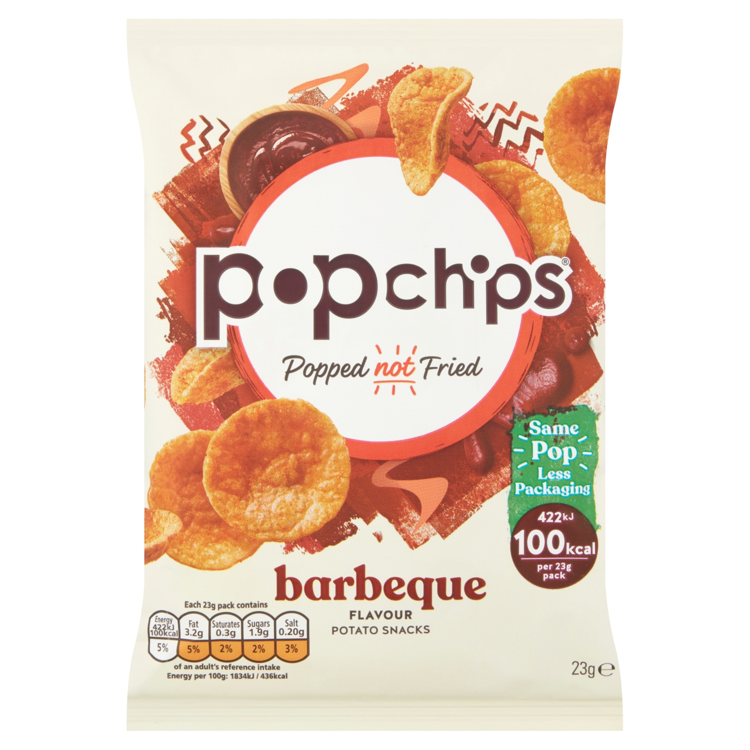 POPCHIPS BARBEQUE 23G - Image 1