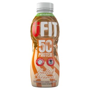 Training Materials UFIT SALTED CARAMEL HIGH PROTEIN SHAKE 500ML