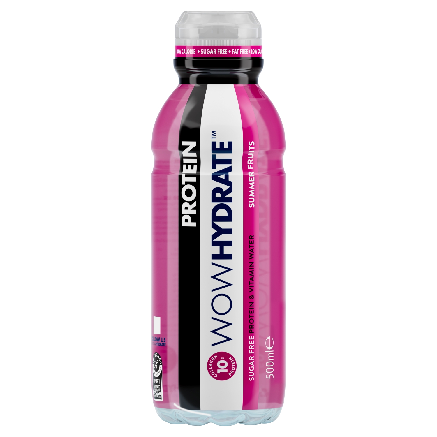 WOW HYDRATE PROTEIN SUMMER FRUITS 500ML - Image 1