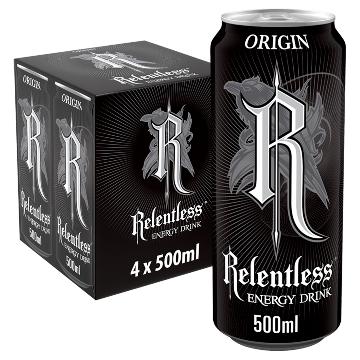 RELENTLESS ORIGIN 4PK 4X500ML - Image 1