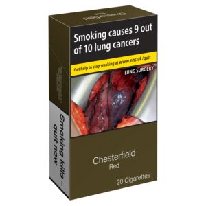 CHESTERFIELD RED 20 CIGARETTES