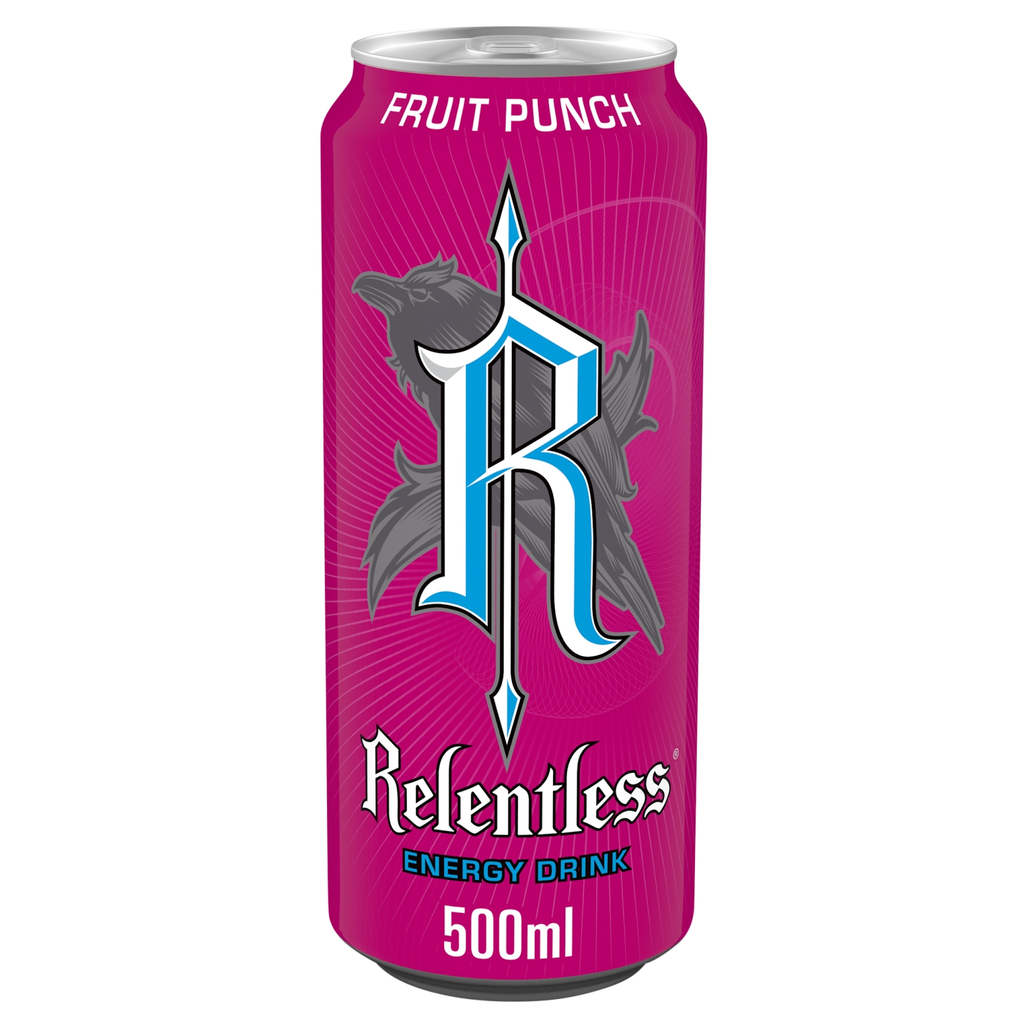 RELENTLESS FRUIT PUNCH 500ML PLAIN - Image 1