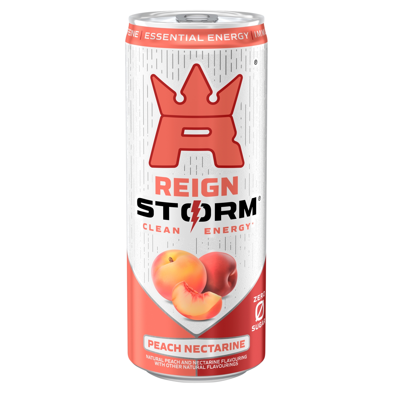 REIGN STORM PEACH NECTARINE 355ML - Image 1