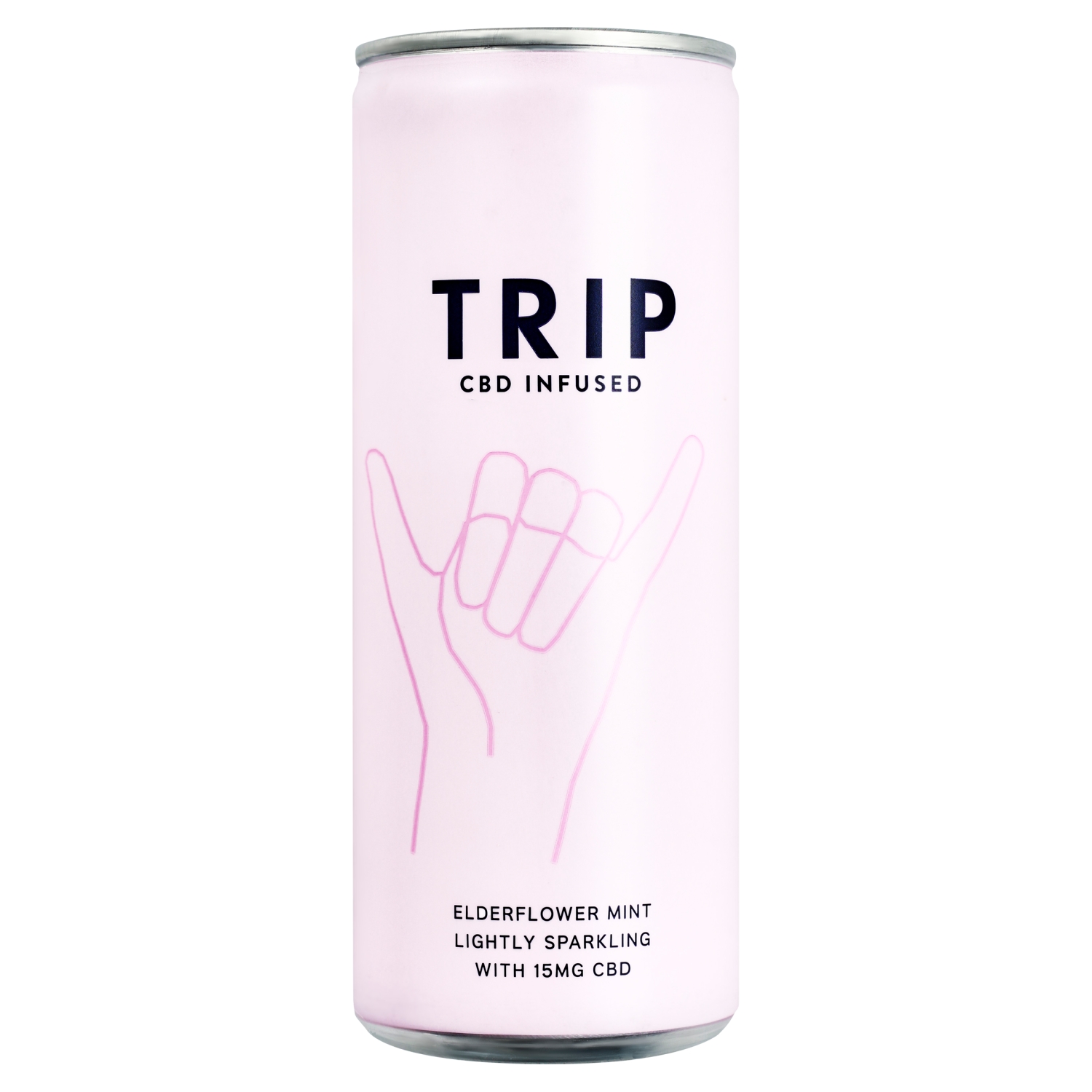 TRIP CBD INFUSED ELDERFLOWER MINT 250ML - Image 1