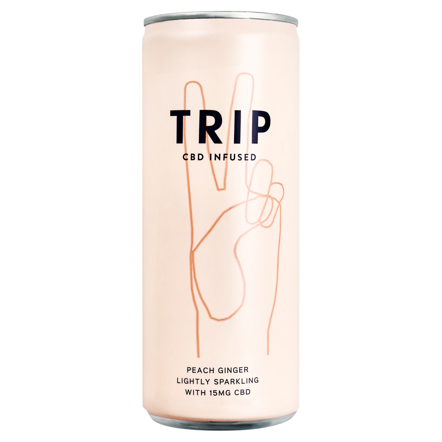 TRIP CBD INFUSED PEACH GINGER 250ML - Image 1