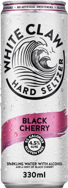 WHITE CLAW HARD SELTZER BLACK CHERRY 330ML