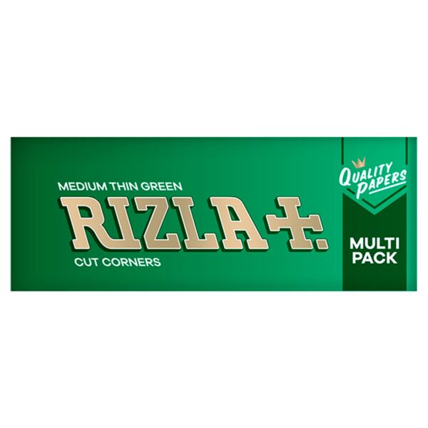 RIZLA PAPERS GREEN MULTI PACK 5X50S