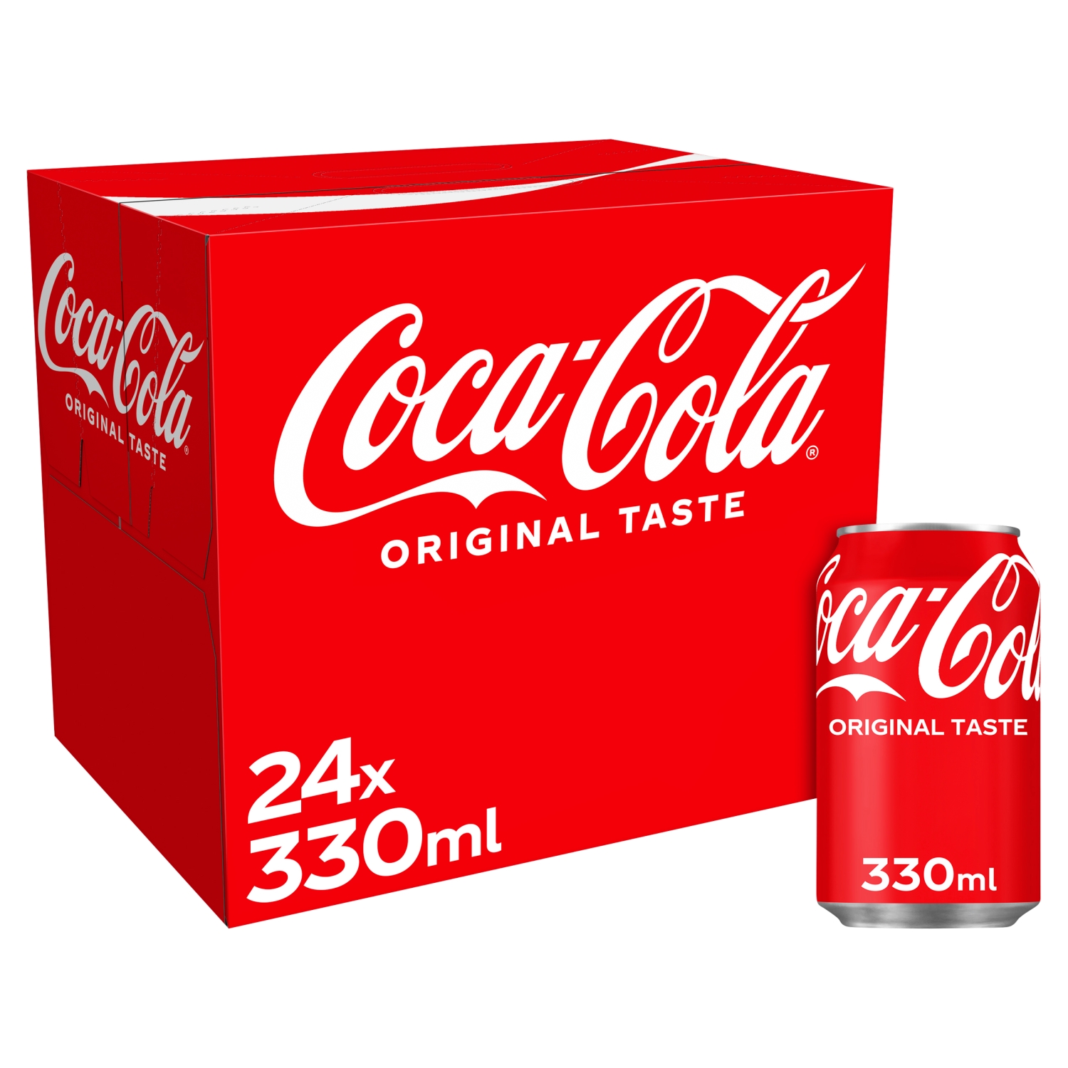 COCA COLA ORIGINAL TASTE 24X330ML - Image 1