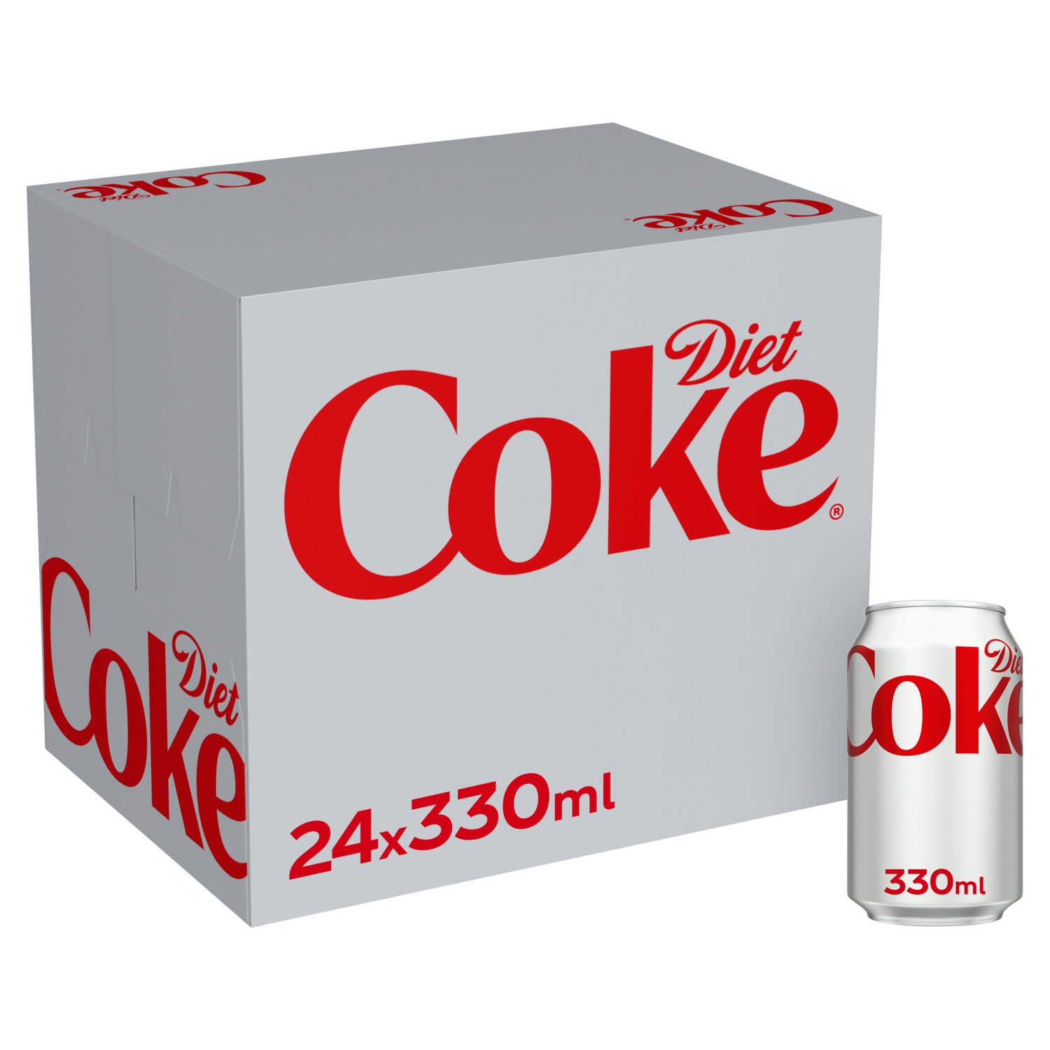 DIET COKE 24X330ML - Image 1