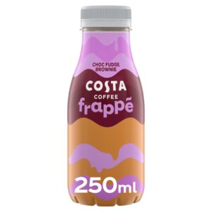 5449000312792_0.jpg COSTA FRAPPE CHOCOLATE FUDGE BROWNIE 250ML