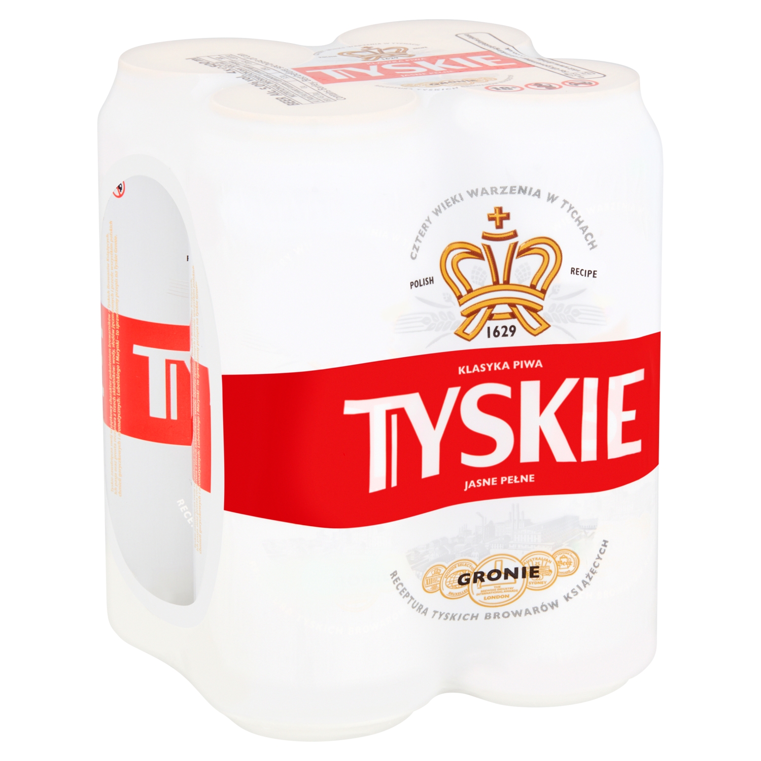 TYSKIE 4X500ML (ABV 5.5%) - Image 1