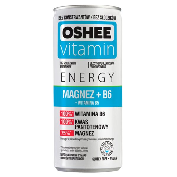 OSHEE MAGNESIUM VITAMIN ENERGY DRINK 250ML