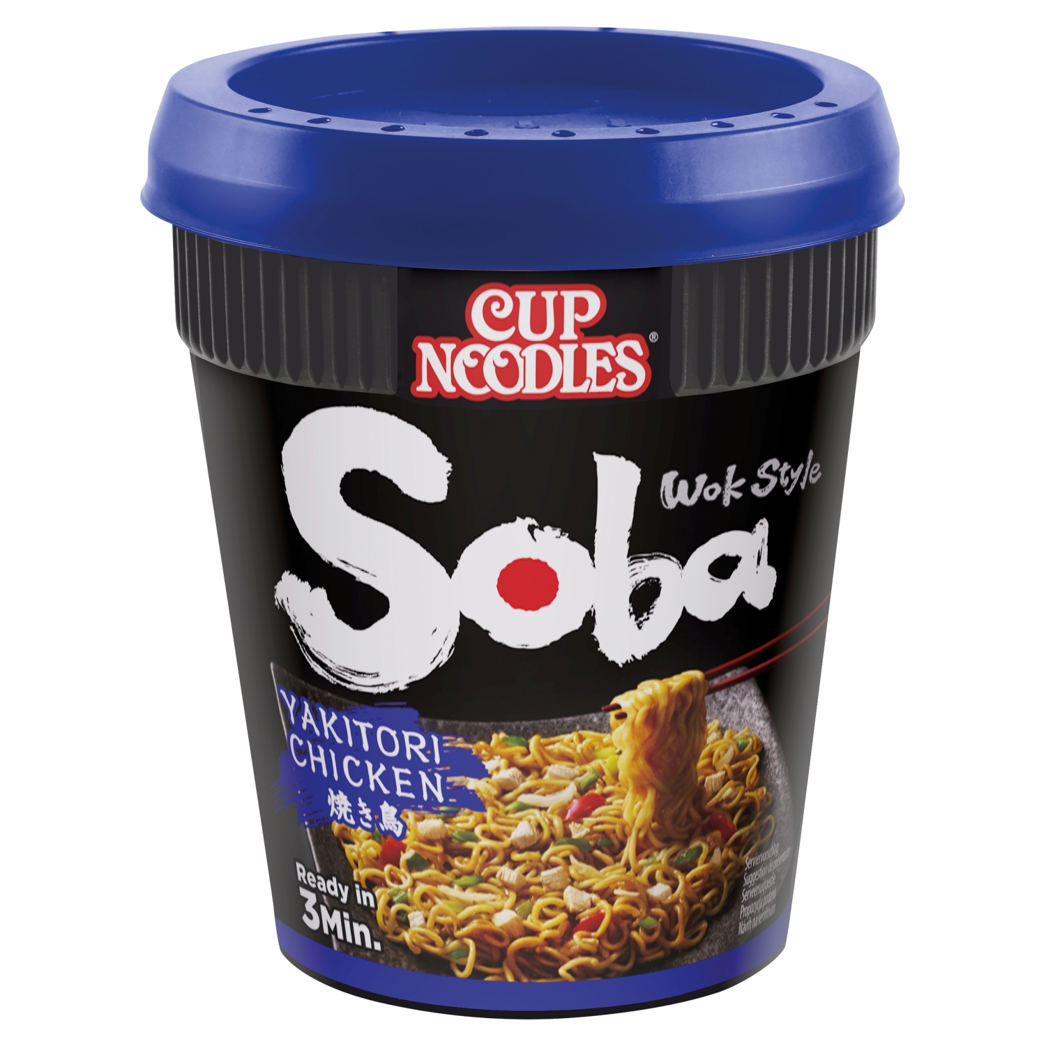 NISSIN SOBA YAKITORI NOODLES 89G - Image 1