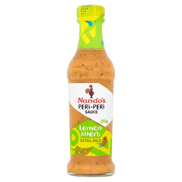 NANDOS LEMON & HERB PERI-PERI SAUCE 250ML