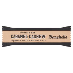 BAREBELLS CARAMEL CASHEW PROTEIN BAR 55G