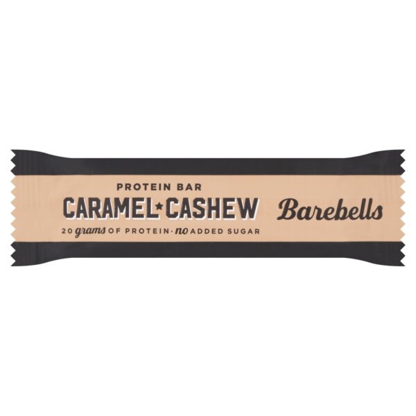 BAREBELLS CARAMEL CASHEW PROTEIN BAR 55G