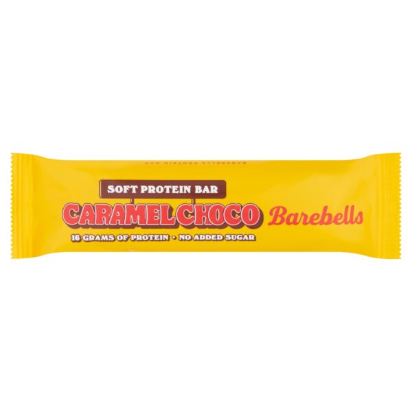 BAREBELLS SOFT BAR CARAMEL CHOCO 55G