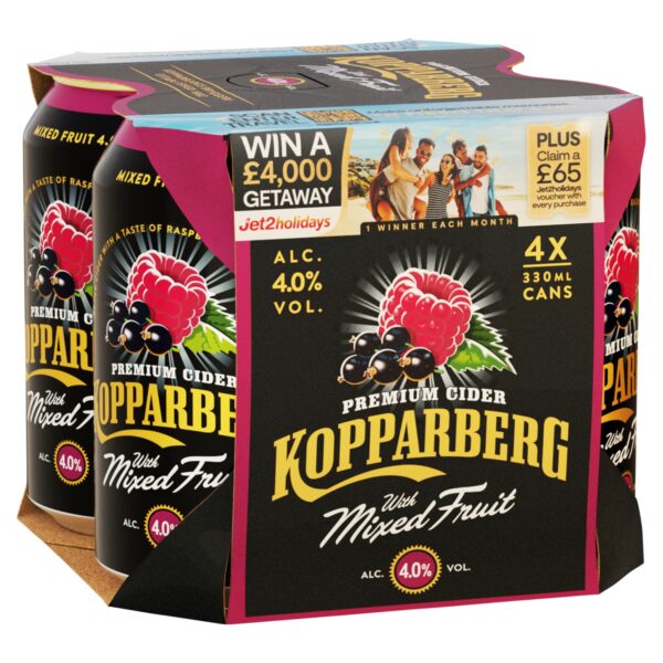 KOPPARBERG WITH MIXED FRUITS 4X330ML