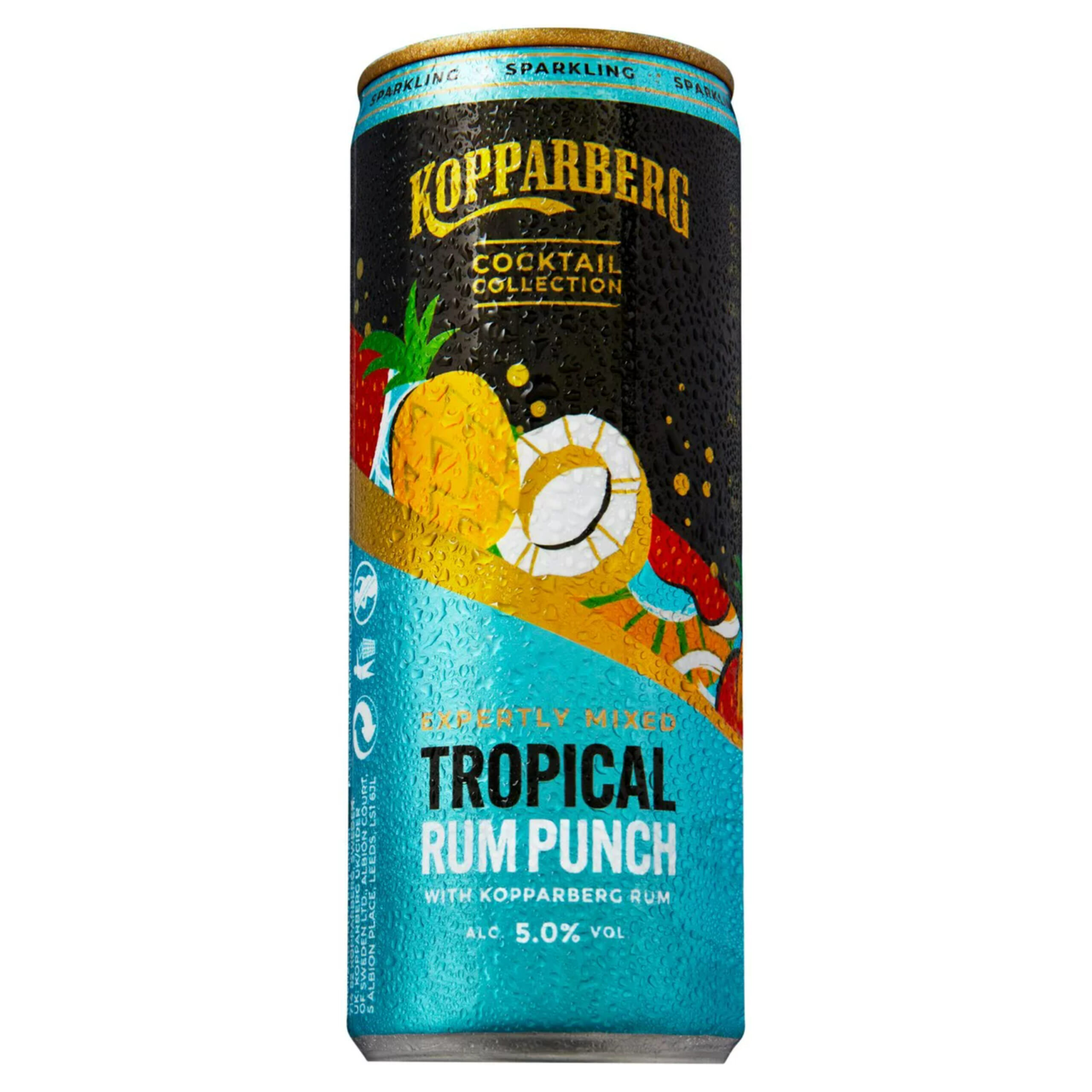 KOPPARBERG TROPICAL RUM PUNCH 250ML - Image 1